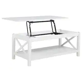 Coaster Co. of America - Skyview 44-inch Rectangular Lift Top Coffee Table - White