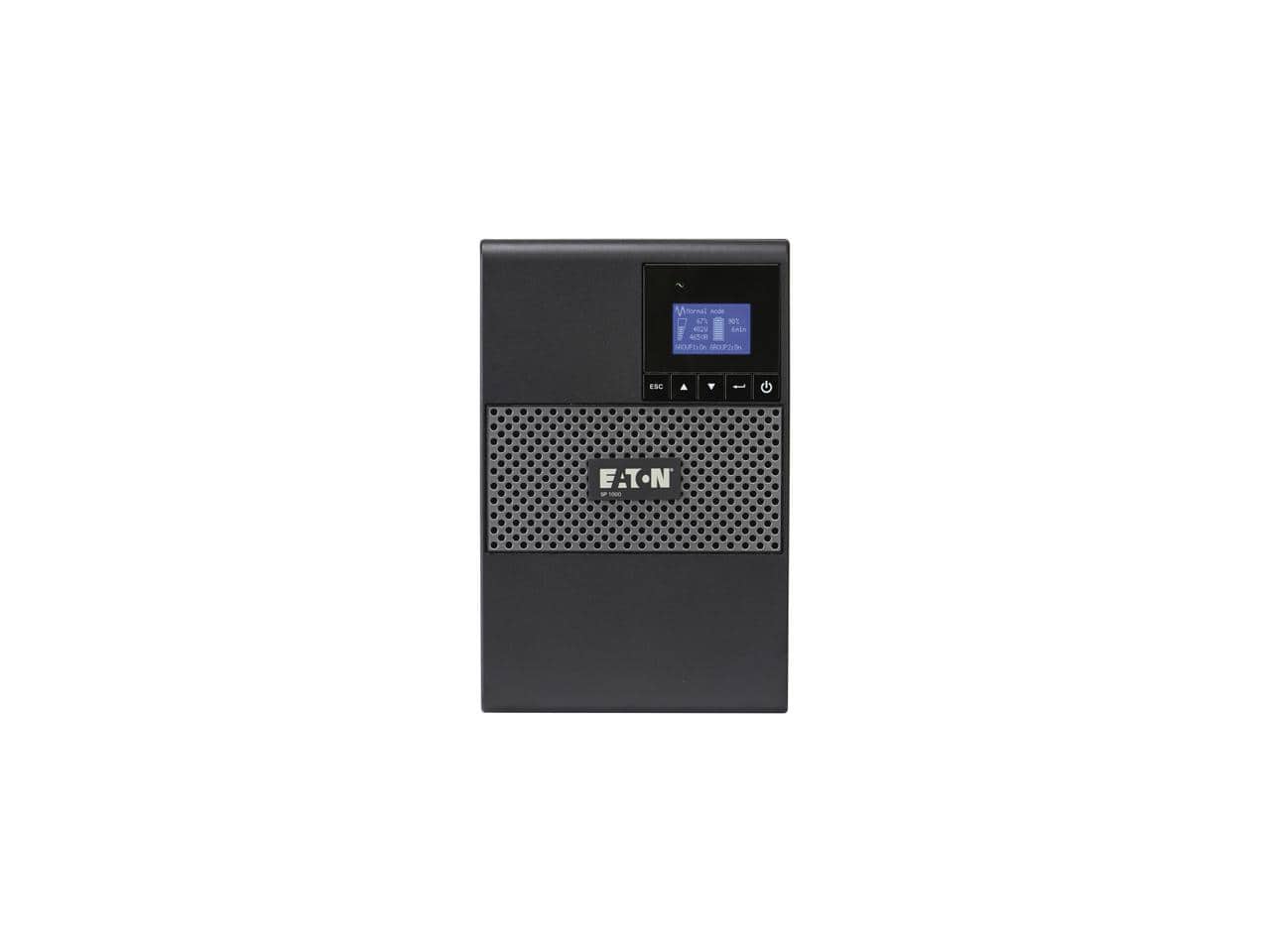 Eaton - 5P1000 1000 VA 770 Watts 8 Outlets Tower UPS - Black