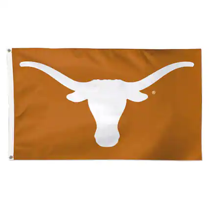 Front. Fanatics Unlabeled - Texas Longhorns Deluxe 3' x 5' Flag - Multicolor.