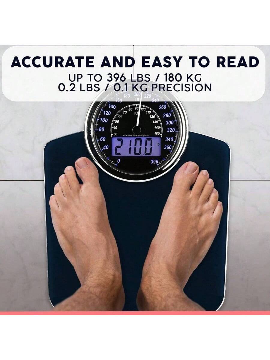 ACCURATE AND EASY TO READ  
UP TO 396 LBS / 180 KG  
0.2 LBS / 0.1 KG PRECISION