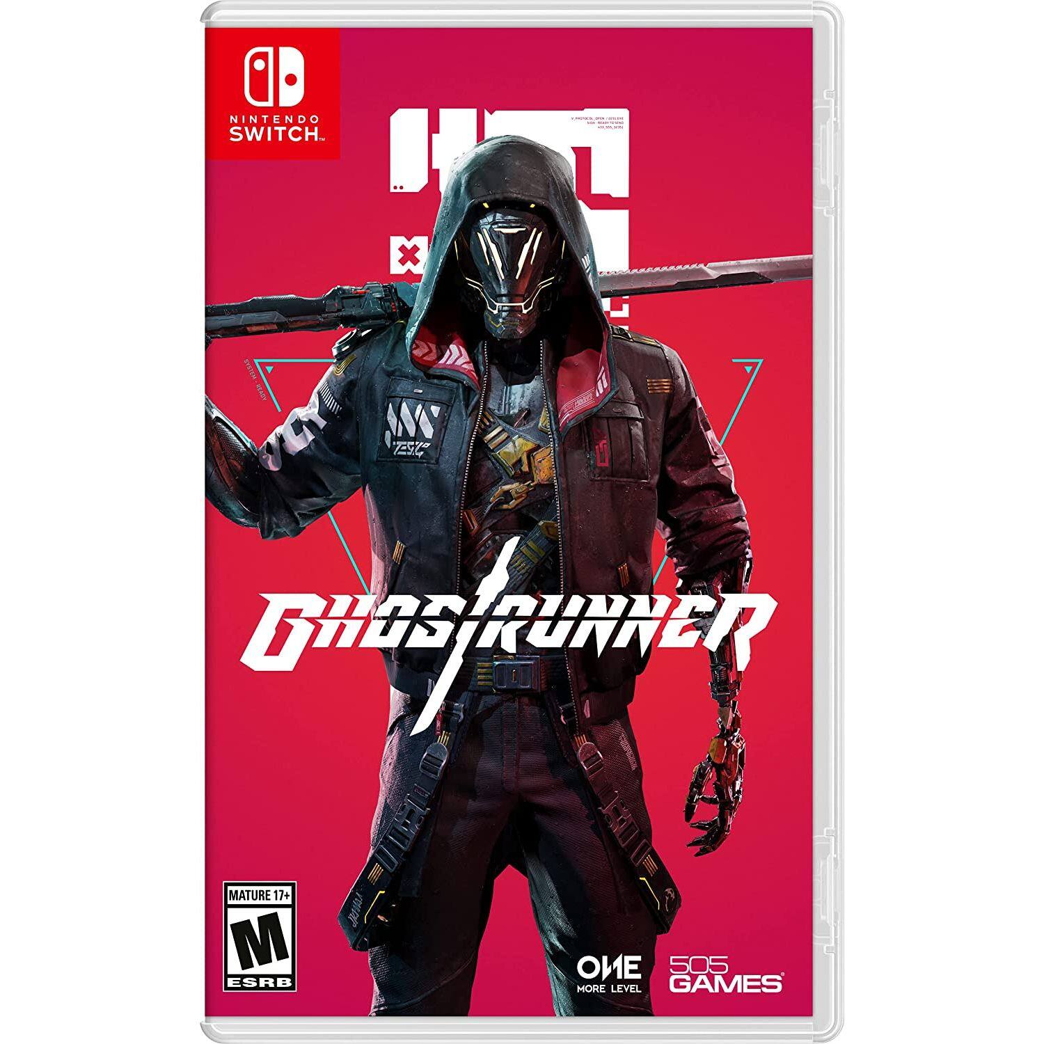 NINTENDO SWITCH

GHOST RUNNER

MATURE 17+
ESRB

ONE MORE LEVEL
505 GAMES
