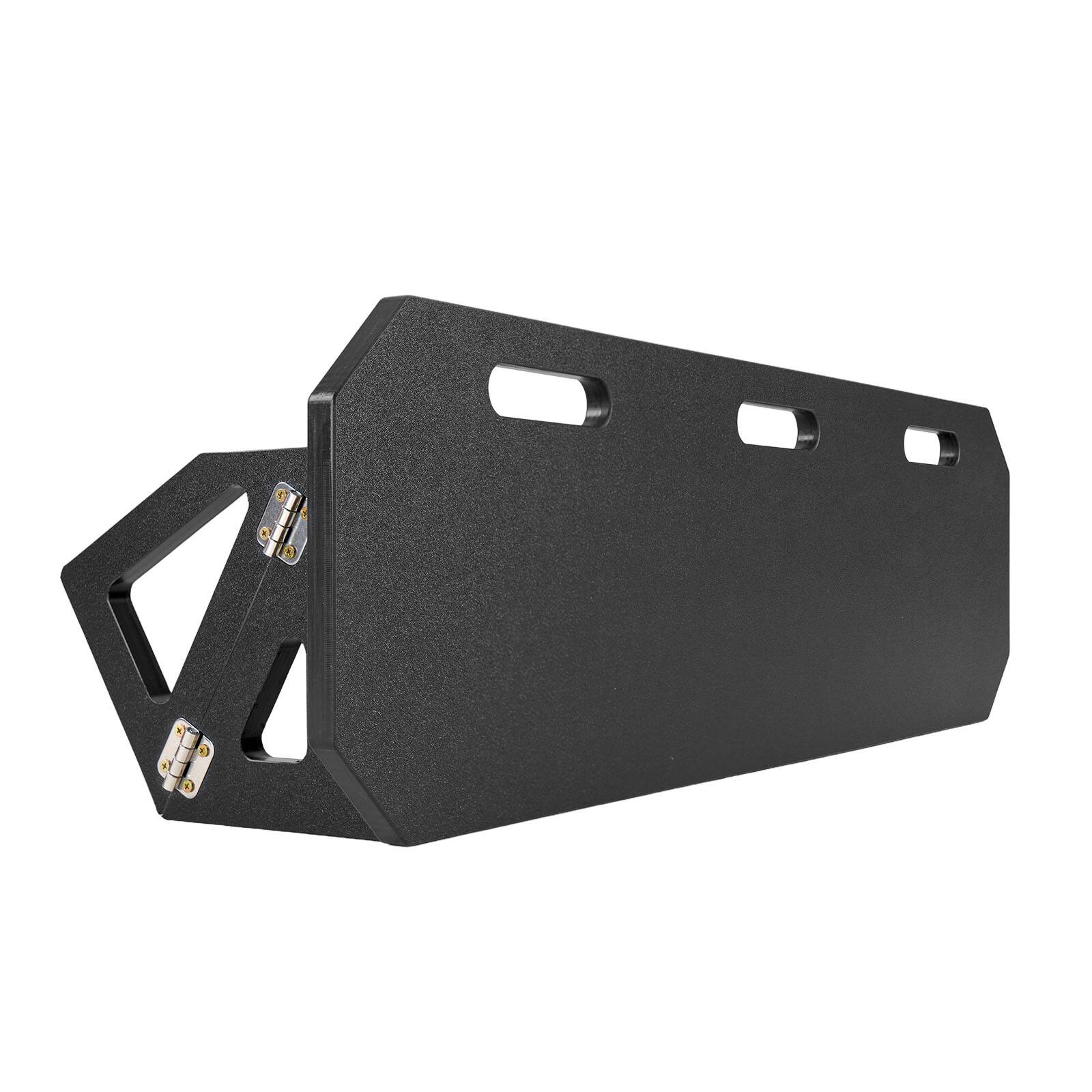 Alt View 5. VEVOR - Soccer Rebounder Board, 40 x 12 in Portable Soccer Rebound Wall, HDPE Sports Kick Back Trainer, 3 Adjustable Angles - Black.