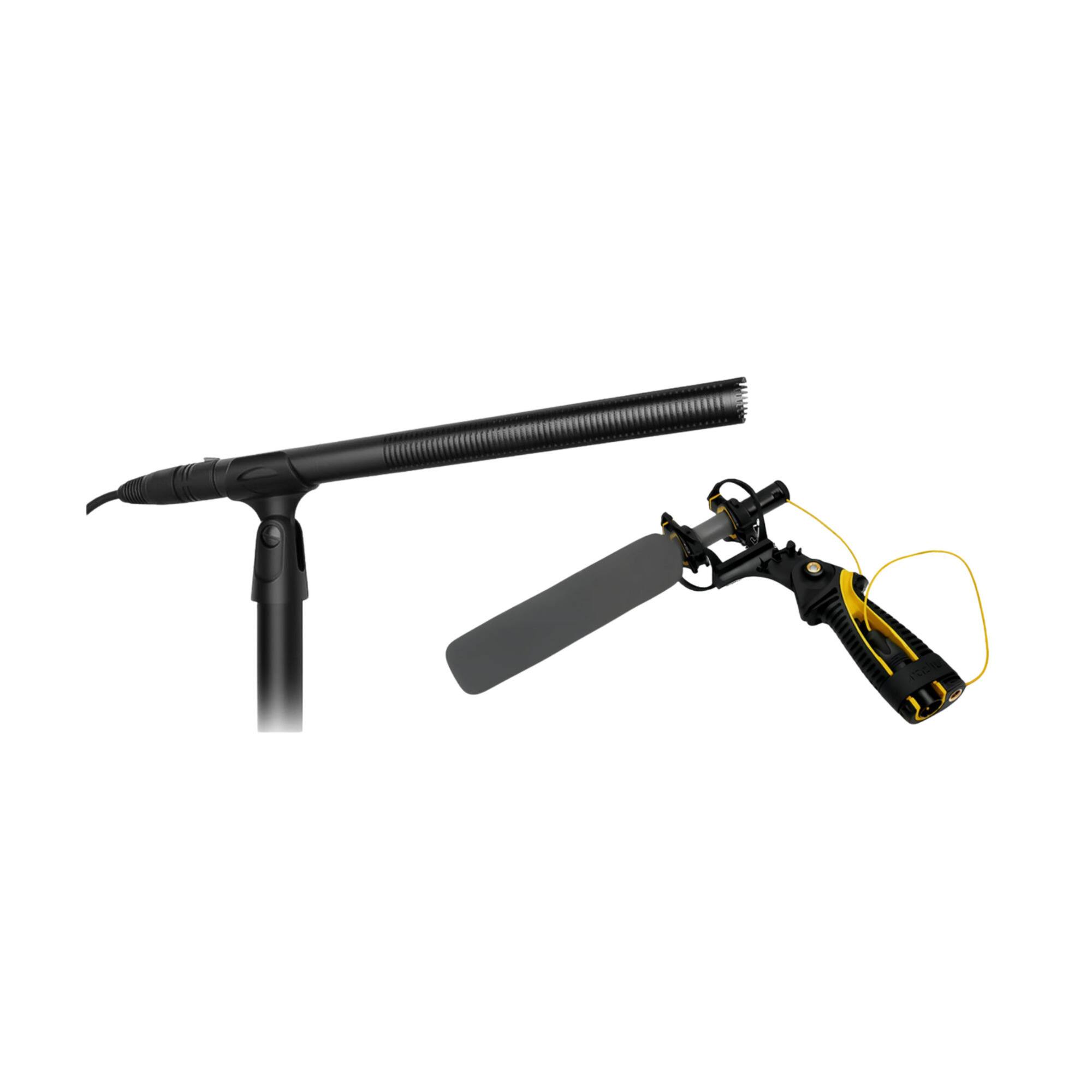Front. Deity - Deity S-Mic 3 Shotgun Microphone (Black) and ASM2 Pro Kit Bundle.