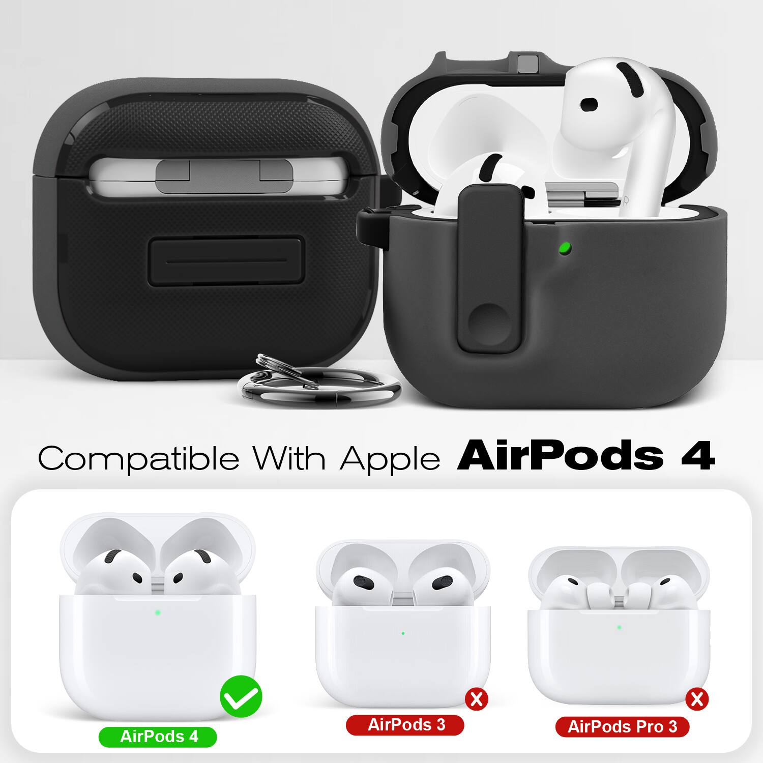 Compatible With Apple AirPods 4 AirPods 3 X AirPods Pro 3 X