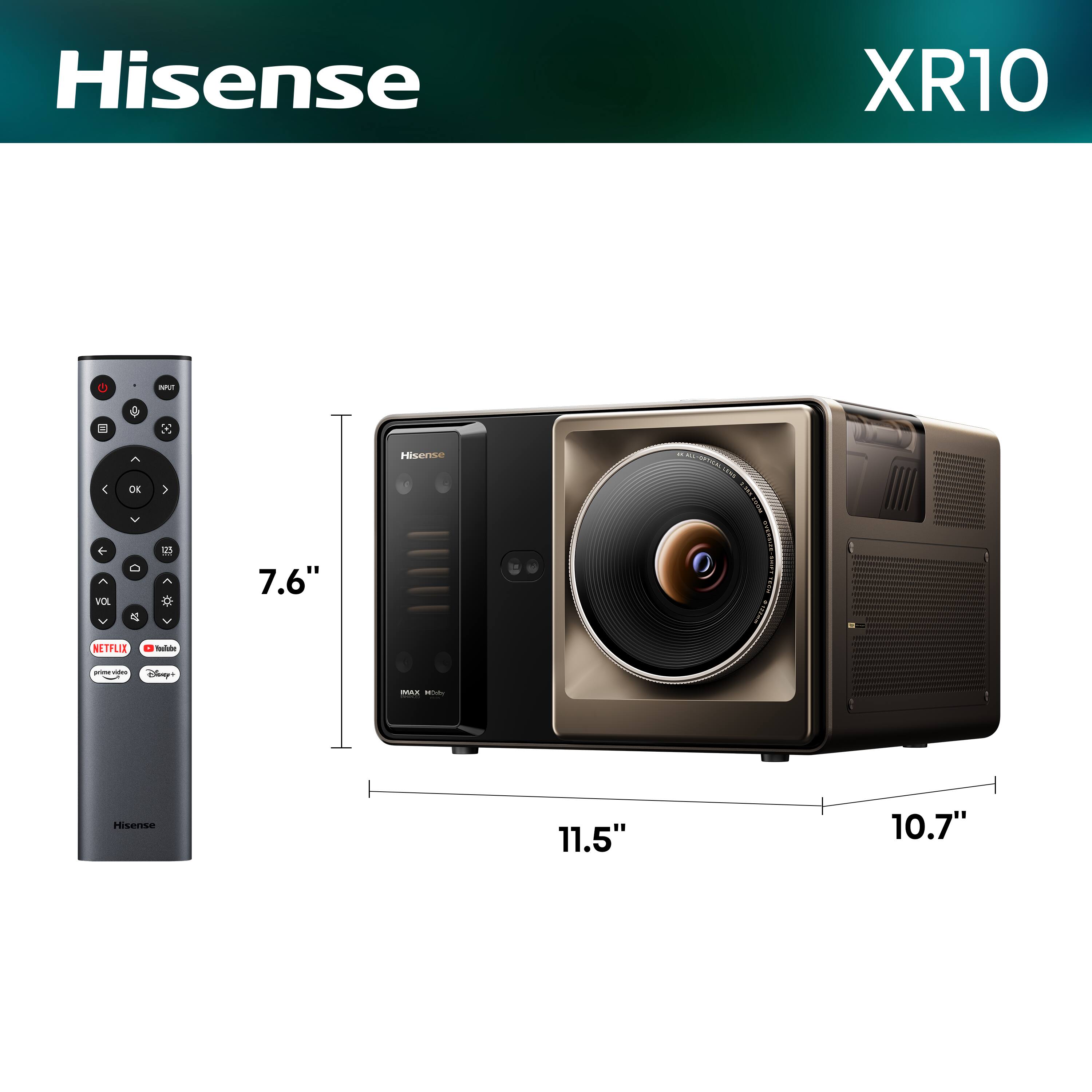 Hisense XR10 C NU  
Hisense 7.6"  
Hisense 11.5" 10.7"