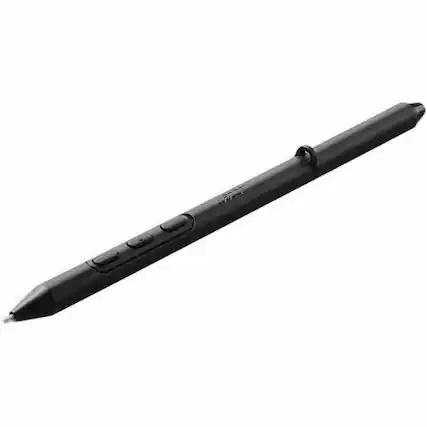 Front. Wacom - Pro Pen 3E Stylus - Black.