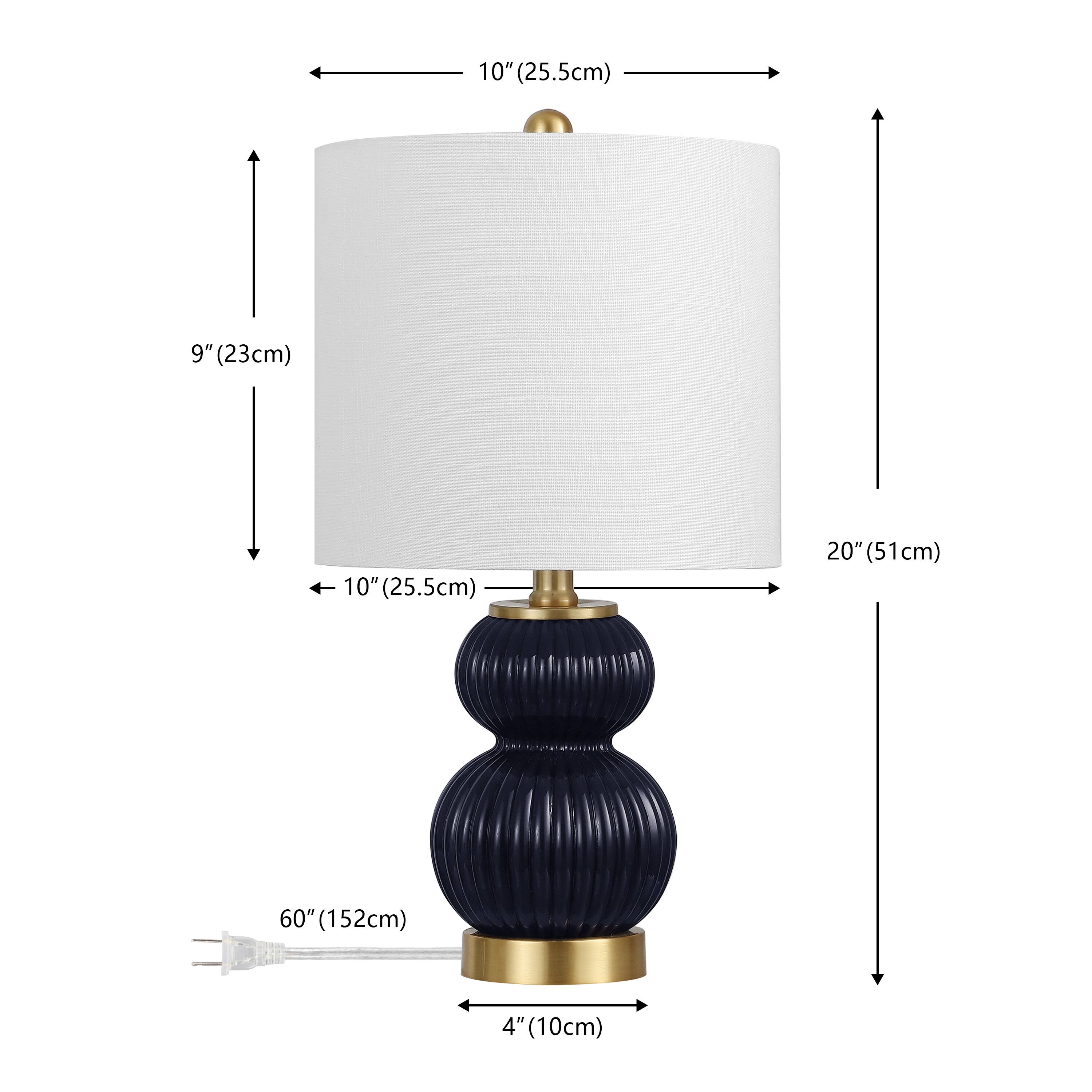 10" (25.5cm)  
9" (23cm)  
10" (25.5cm)  
20" (51cm)  
60" (152cm)  
4" (10cm)