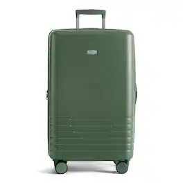 Bagsmart - Getaway 26" Check-In Checked Luggage, Expandable Hardside Suitcase with Built-in Weight Indicator & Spinner Wheels - Olive Green