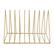 Alt View 17. Martha Stewart - Ryder Premium Metal 9 Slot Triangle Desktop Organizer - Gold.