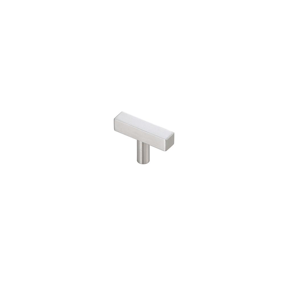 Back. Elegant Decor - Dior Brushed Nickel T Bar Pull Multipack (set of 10) - Brushed Nickel.