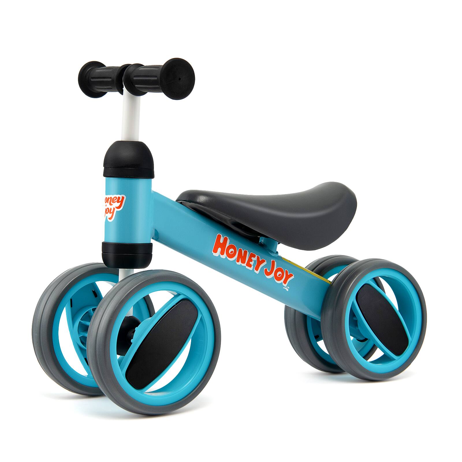 Costway - Baby Balance Bike Toddler Riding Toys w/ 4 Wheels - Blue