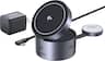 UGREEN - Qi2 15W Fast Wireless Charger, 3-in-1 Foldable Charging Station for iPhones, Apple Watch, AirPods(45W Adapter Included) - Black