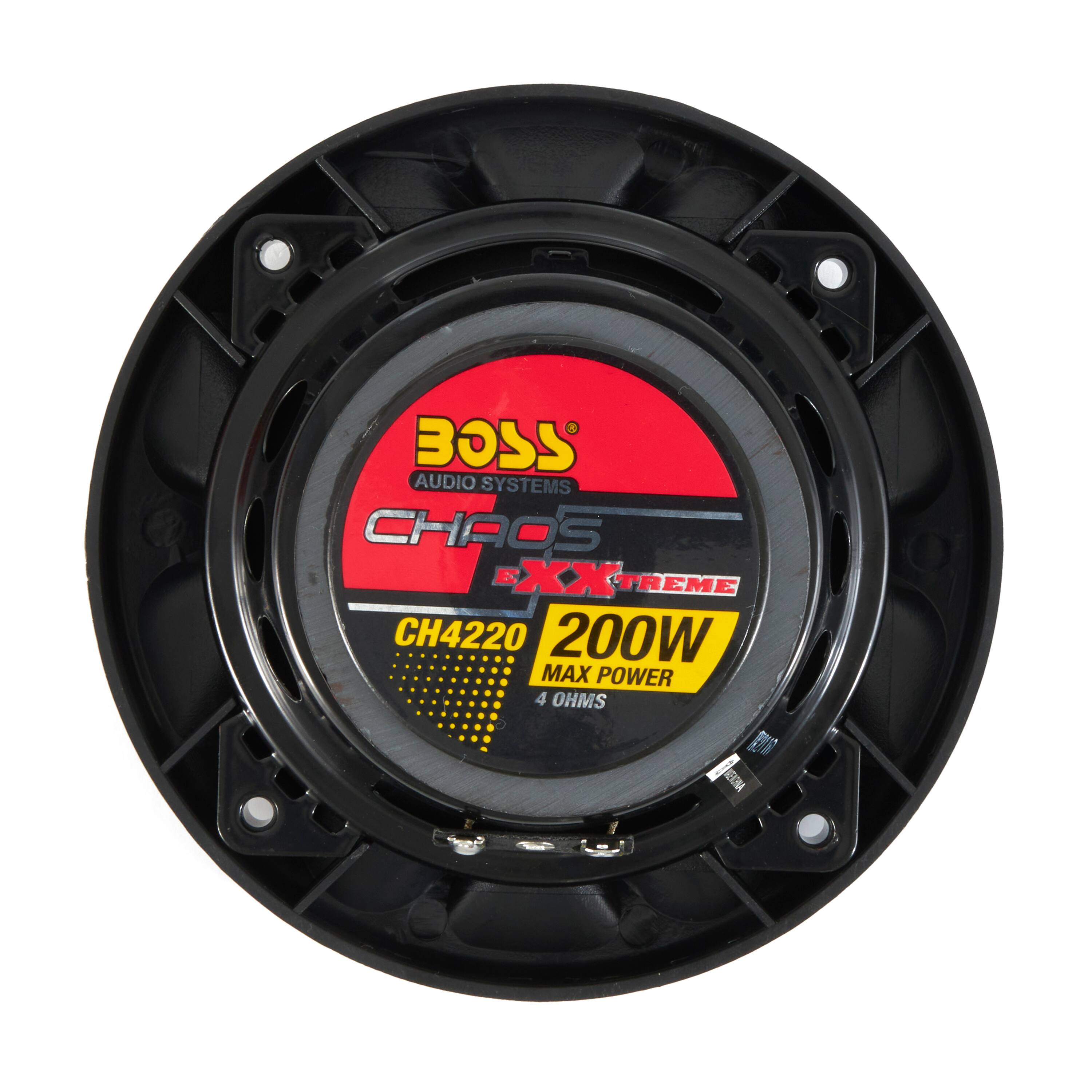 BOSS AUDIO SYSTEMS  
CHAOS  
XXTREME  
CH4220  
200W MAX POWER  
4 OHMS