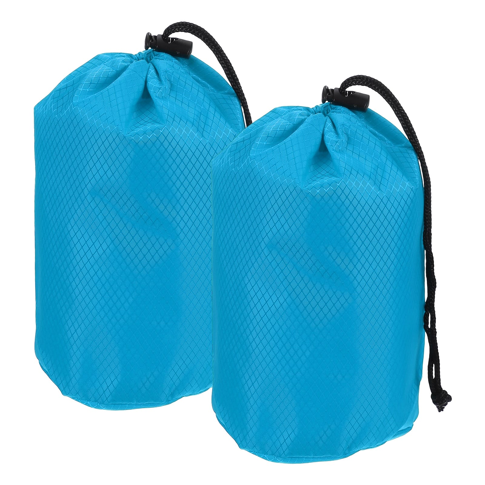 Unique Bargains - Stuff Sack, Portable Waterproof Ultralight Drawstring Dry Bag w/ Toggle, 4x8in, 2pcs for Backpacking/Camping - Bright Blue price history on PriceWatchPro