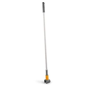 Front. Coastwide Professional - Coastwide Professional™ 60" Clamp Style Fiberglass Wet Mop Handle, Plastic Head (CW61062-CC) - Gray.
