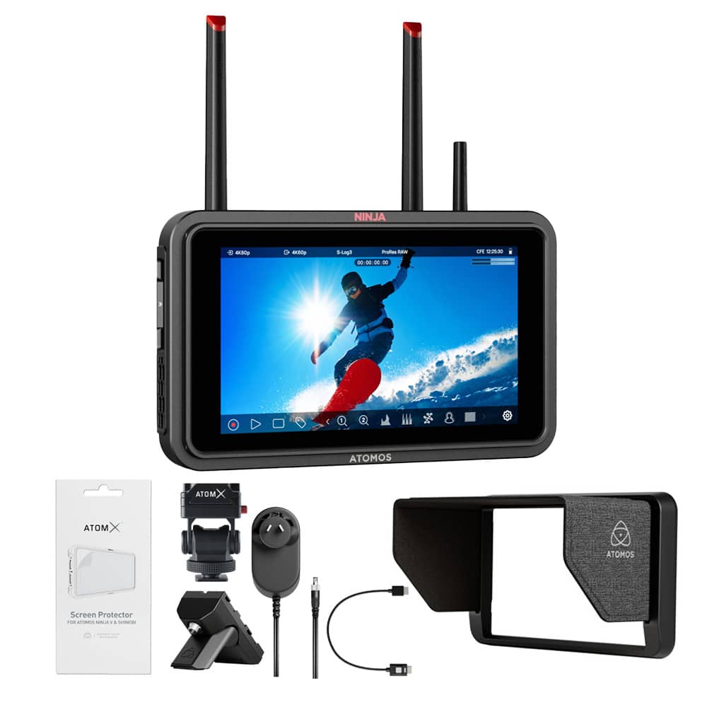 Ninja TX 5-inch 1500nit Monitor Recorder with Atomos 5-inch Creator Kit