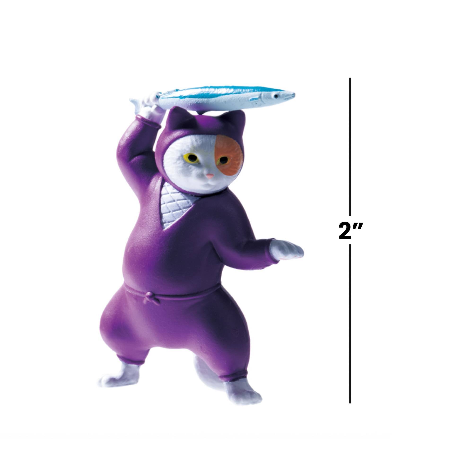 Alt View 1. Little Buddy - Ninja Cats Blind Box Mini Figure | One Random - Multi-Colored.