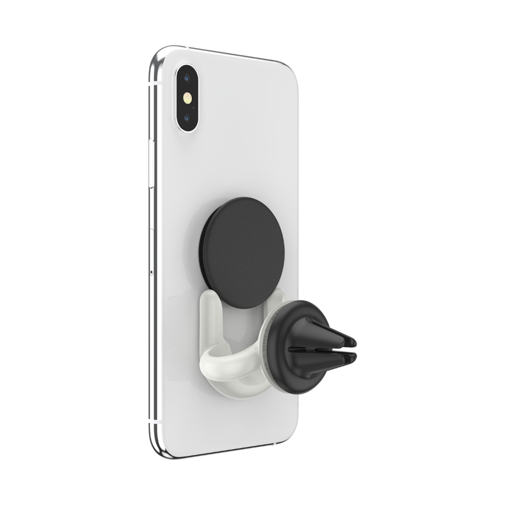 Alt View 2. PopSockets - PopMount 2 Universal Car Vent Mount for Cell Phones - White.