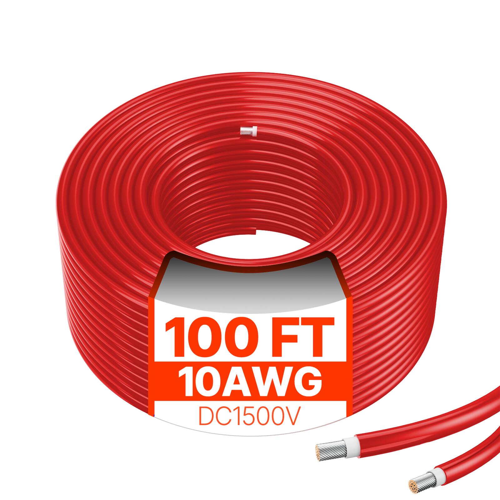 100 FT 10AWG DC1500V