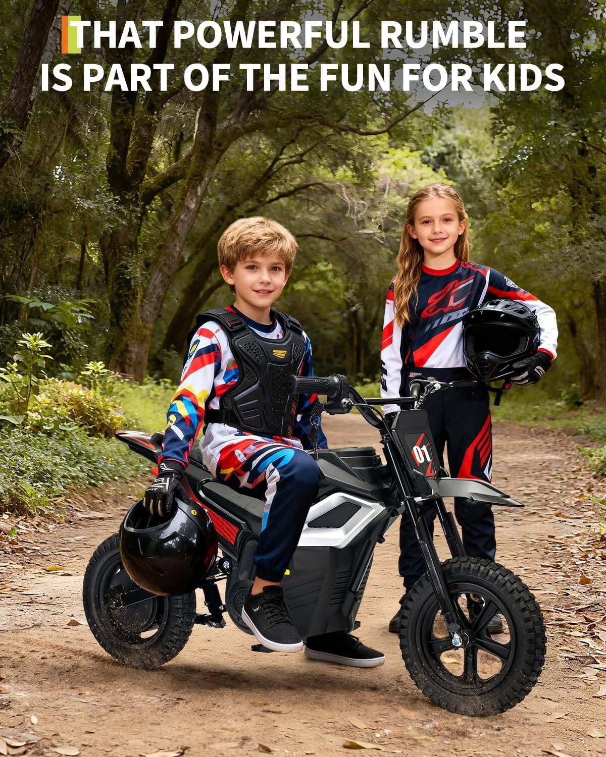 That powerful rumble is part of the fun for kids