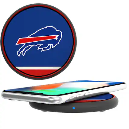 Front. Keyscaper - Buffalo Bills Wireless Phone Charger - Multicolor.