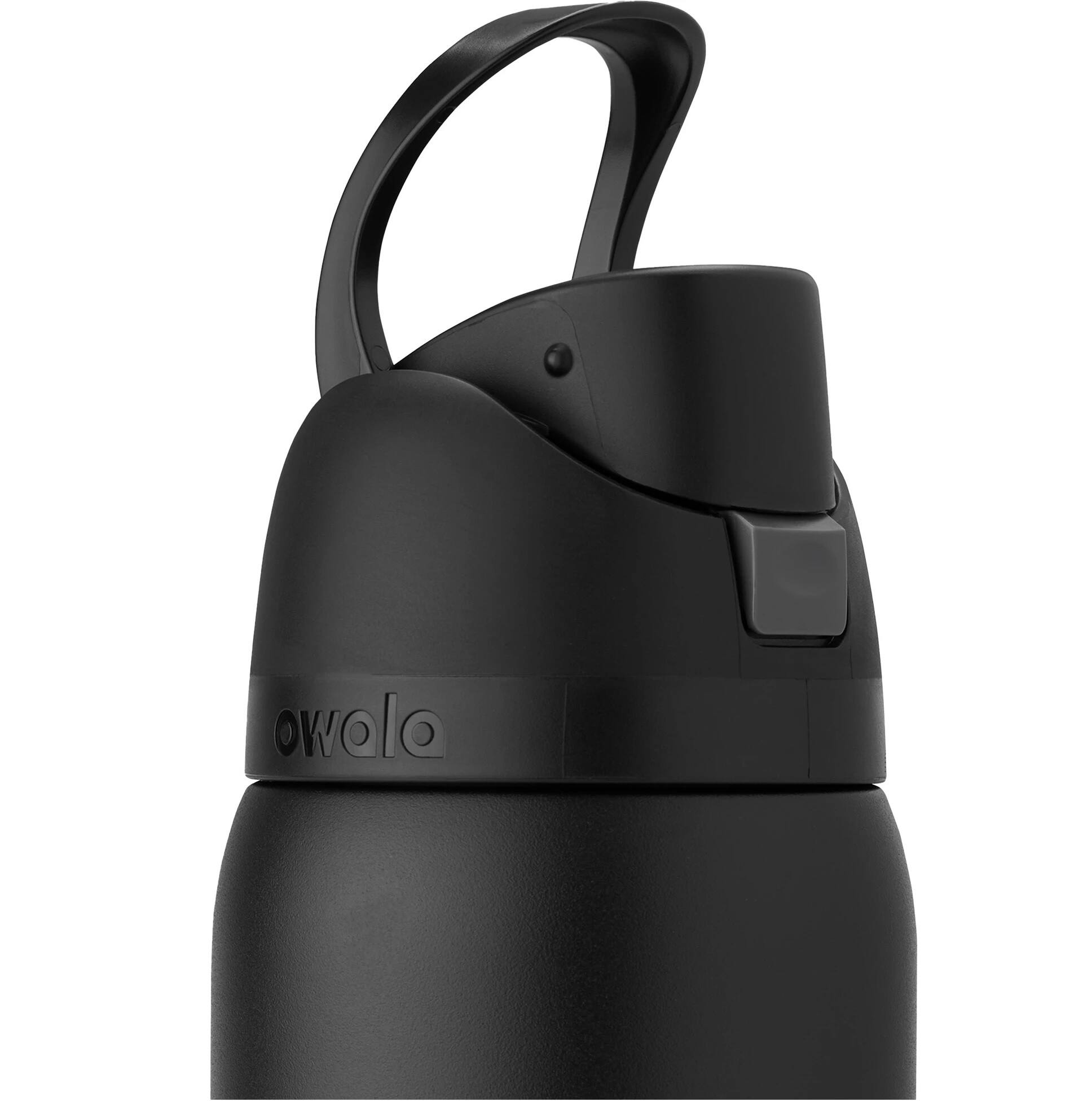 Alt View 12. Owala - FreeSip Insulated Stainless Steel 32 oz. Water Bottle - Very Very Dark.
