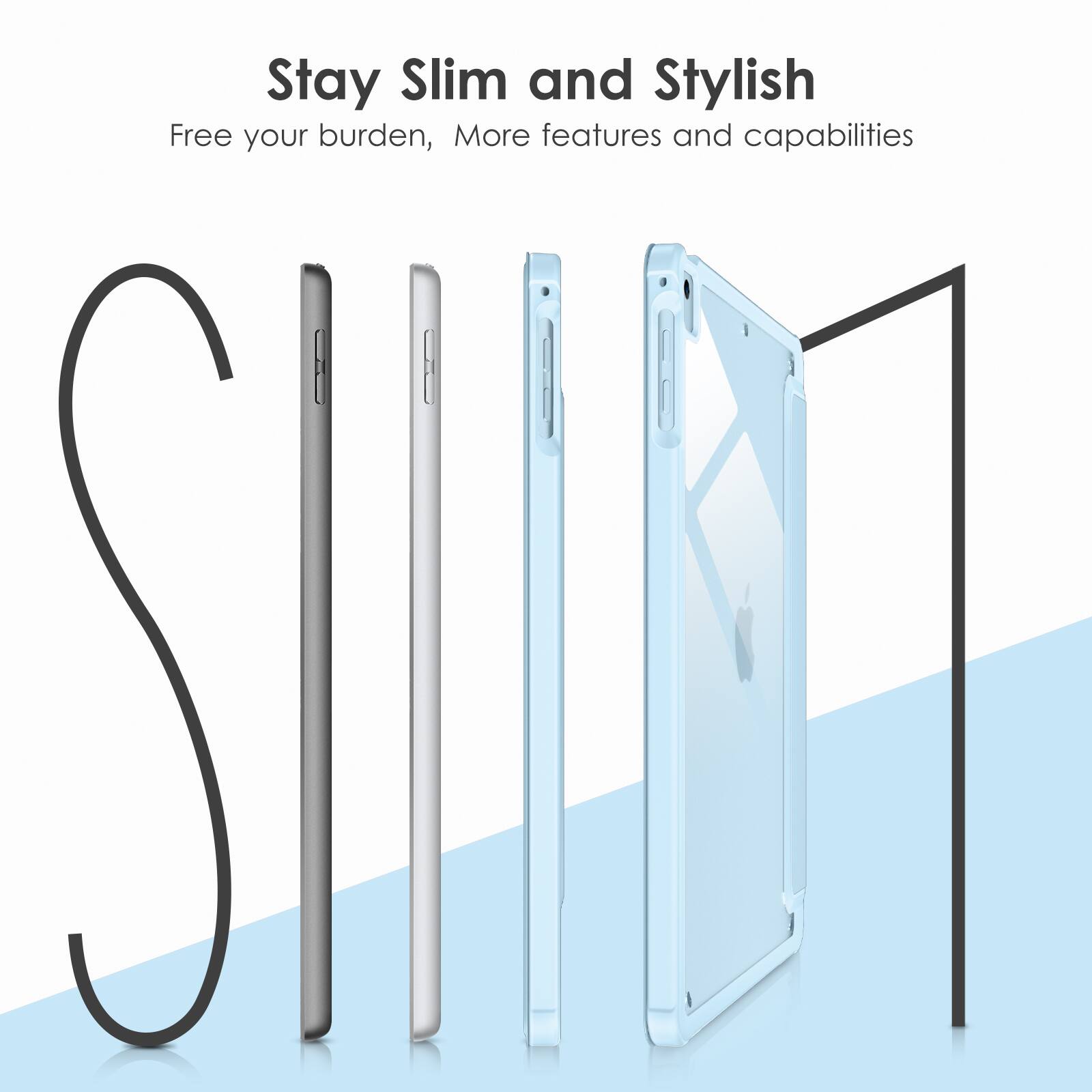 Stay Slim and Stylish  
Free your burden, More features and capabilities