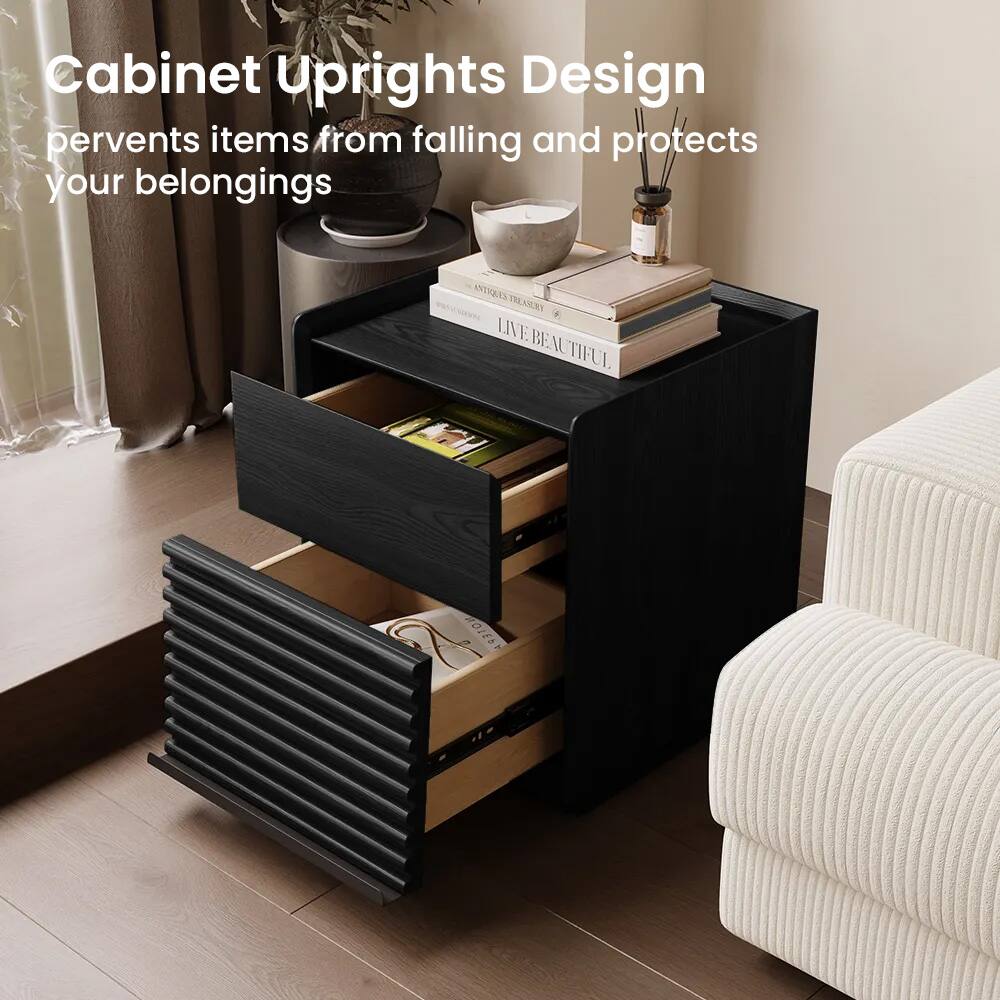 Cabinet Uprights Design prevents items from falling and protects your belongings