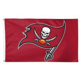 WinCraft - Tampa Bay Buccaneers 3' x 5' Primary Logo Single-Sided Flag - Multicolor