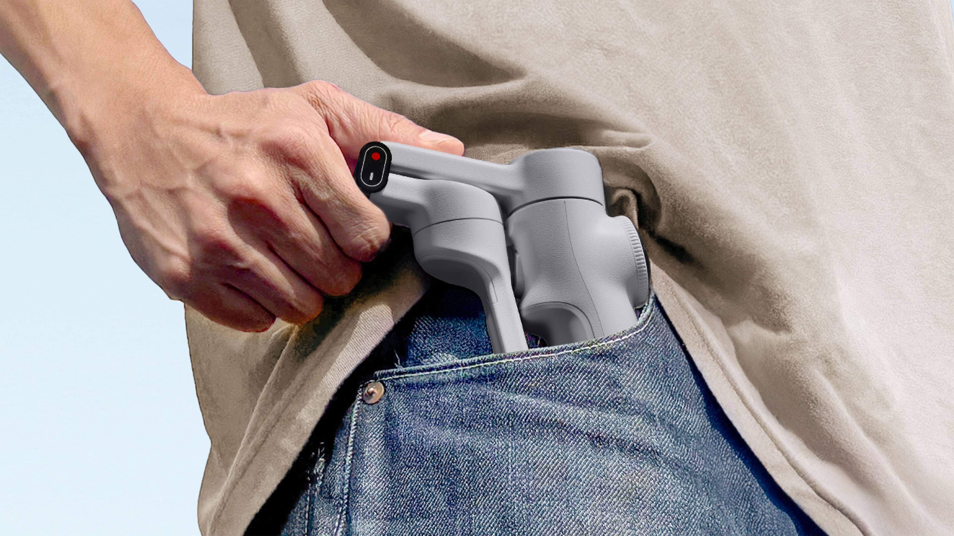 Alt View 8. Insta360 - Flow 2 AI Tracker Gimbal Stabilizer for Smartphones - Stone Gray.