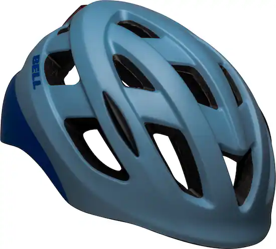 Bell Nixon Commuter Hybrid Helmet for Bike and Scooter Youth Blue Grey Halftone 7156277 7146578 Best Buy