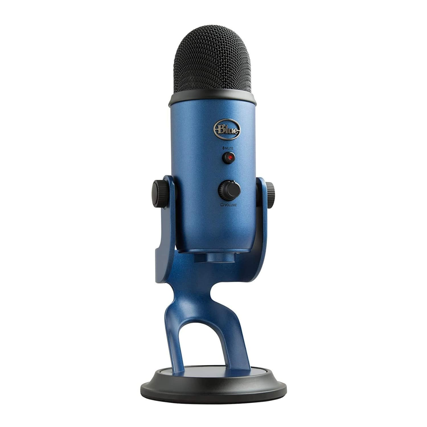 Blue Microphones Yeti USB Microphone (Blue) with Headphones and