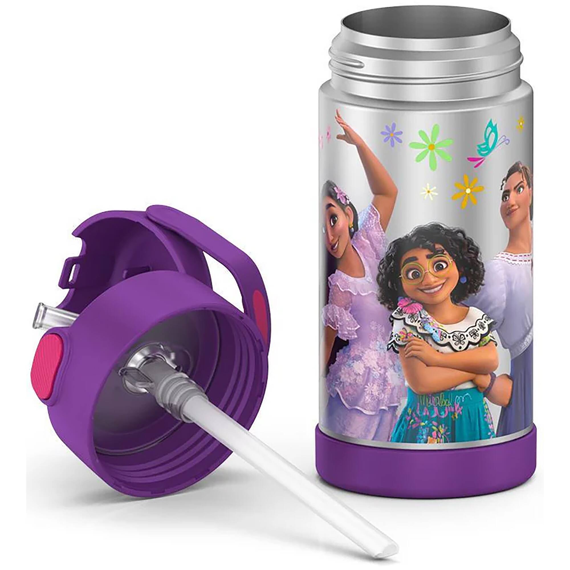 Alt View 3. Thermos - Thermos 12 oz. Kid's Funtainer Insulated Water Bottle - Encanto - Encanto.