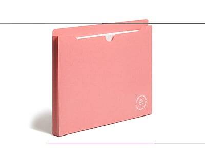 Alt View 3. U Brands -  U-Eco Plastic File Jackets, 1" Expansion, Letter Size, Assorted Colors, 10/Pack  - Assorted Colors.