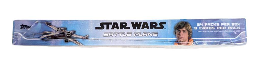 Topps STAR WARS BATTLE PLANS  
24 PACKS PER BOX  
8 CARDS PER PACK