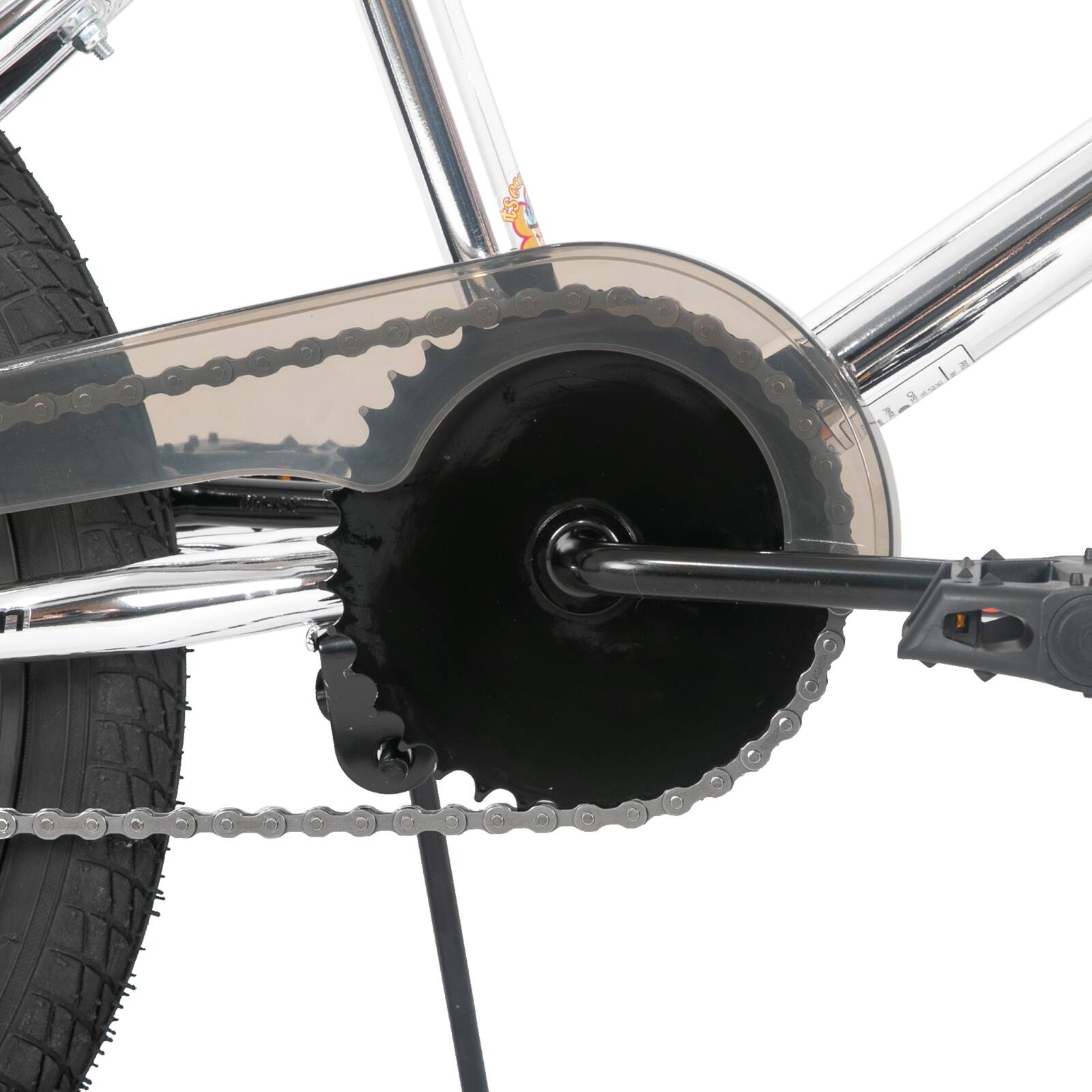 Alt View 7. JOYSTAR - JOYSTAR 20 Inch Kids BMX Bike for Boys Girls Ages 7-12, Freestyle Bicycle for Beginner Level Riders with 2 Pegs, Silver - Silver.