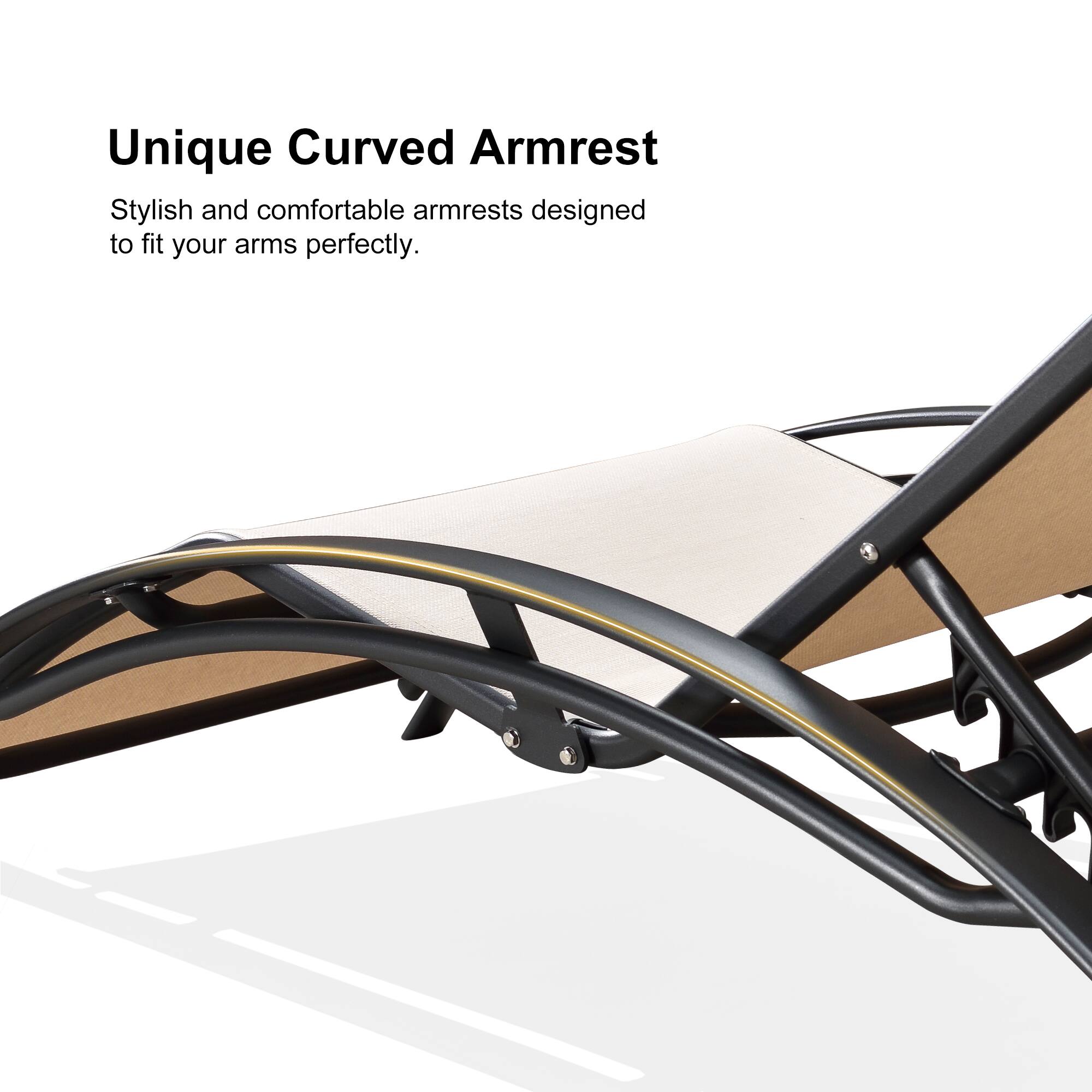 Unique Curved Armrest

Stylish and comfortable armrests designed to fit your arms perfectly.