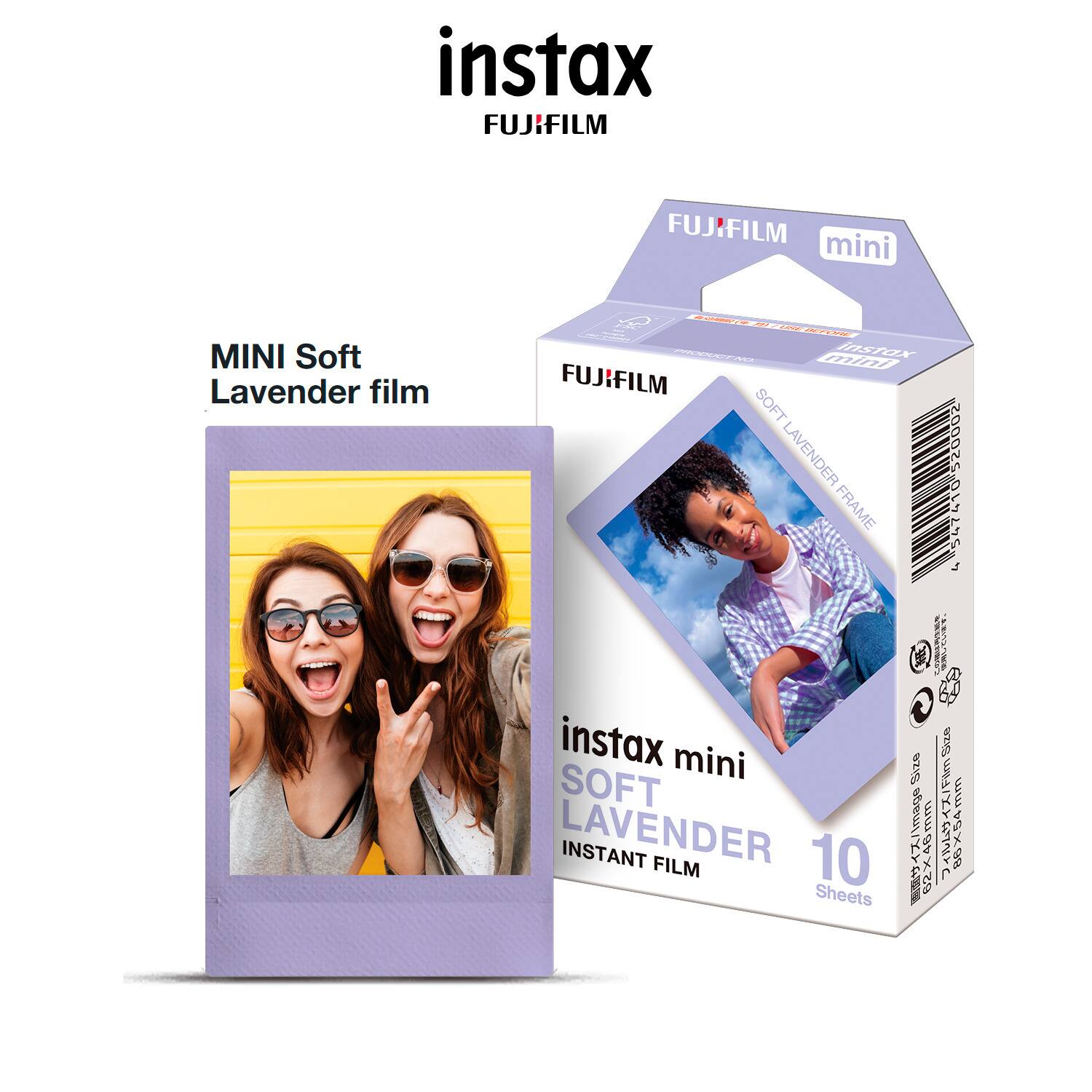 instax FUJIFILM FUJIFILM mini MINI Soft Lavender film instax mini SOFT LAVENDER INSTANT 10 FILM Sheets C R Size FamSize mm Image TTmT IYY 4 48 02246mm  88354mm 9R  2