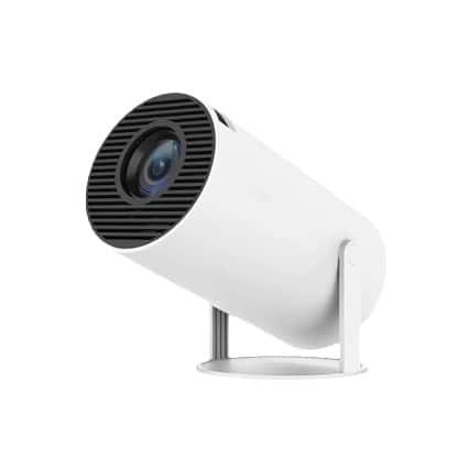 Cluzine - Portable Smart Multimedia Projector, 130" Screen, 180° Rotation, Low Noise ≤25dB