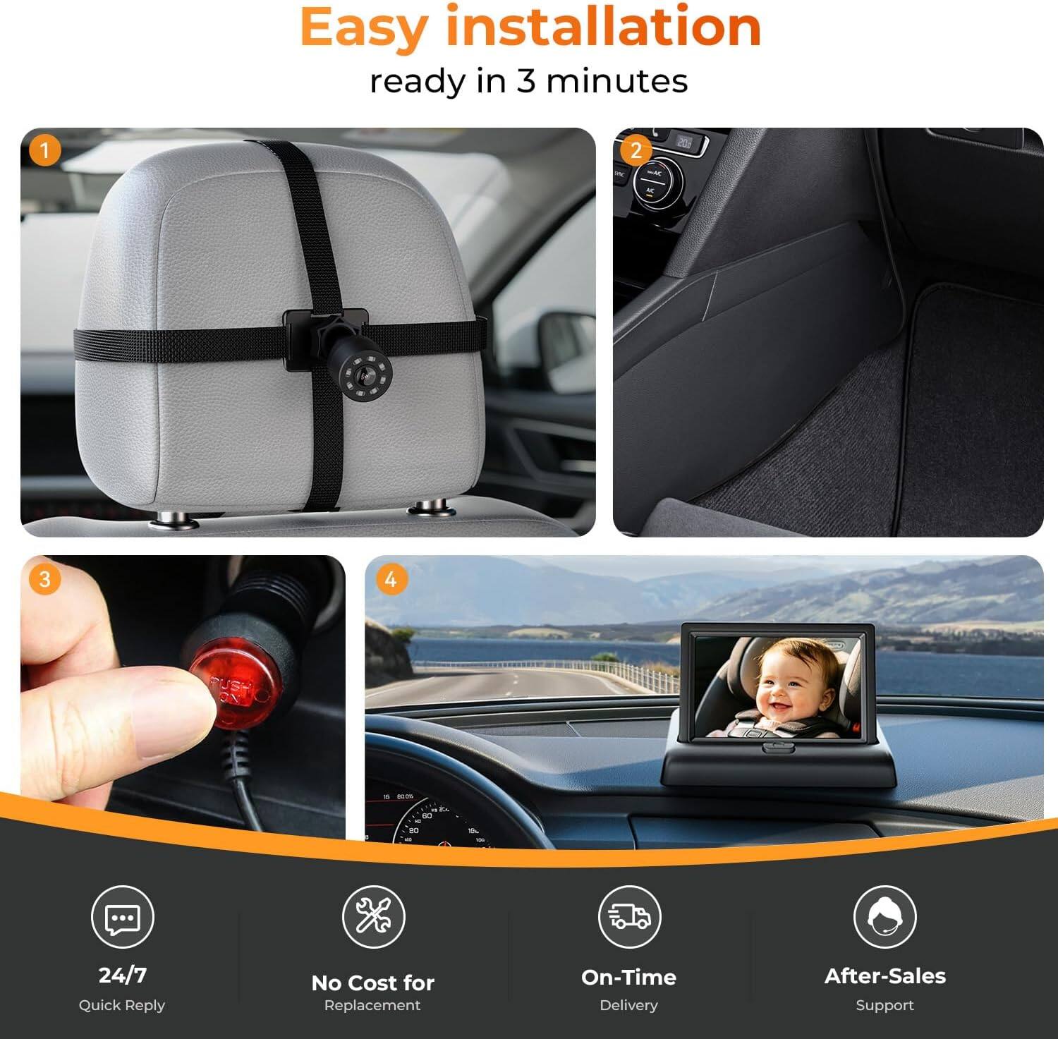 Easy installation ready in 3 minutes

1. 2. 3. 4.

RUSH

24/7 Quick Reply
No Cost for Replacement
On-Time Delivery
After-Sales Support