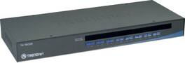 Trendnet - 16-Port Rack Mount USB KVM Switch - Black