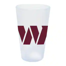 WinCraft - Washington Commanders 16oz. Icicle Silicone Pint Glass - Multicolor