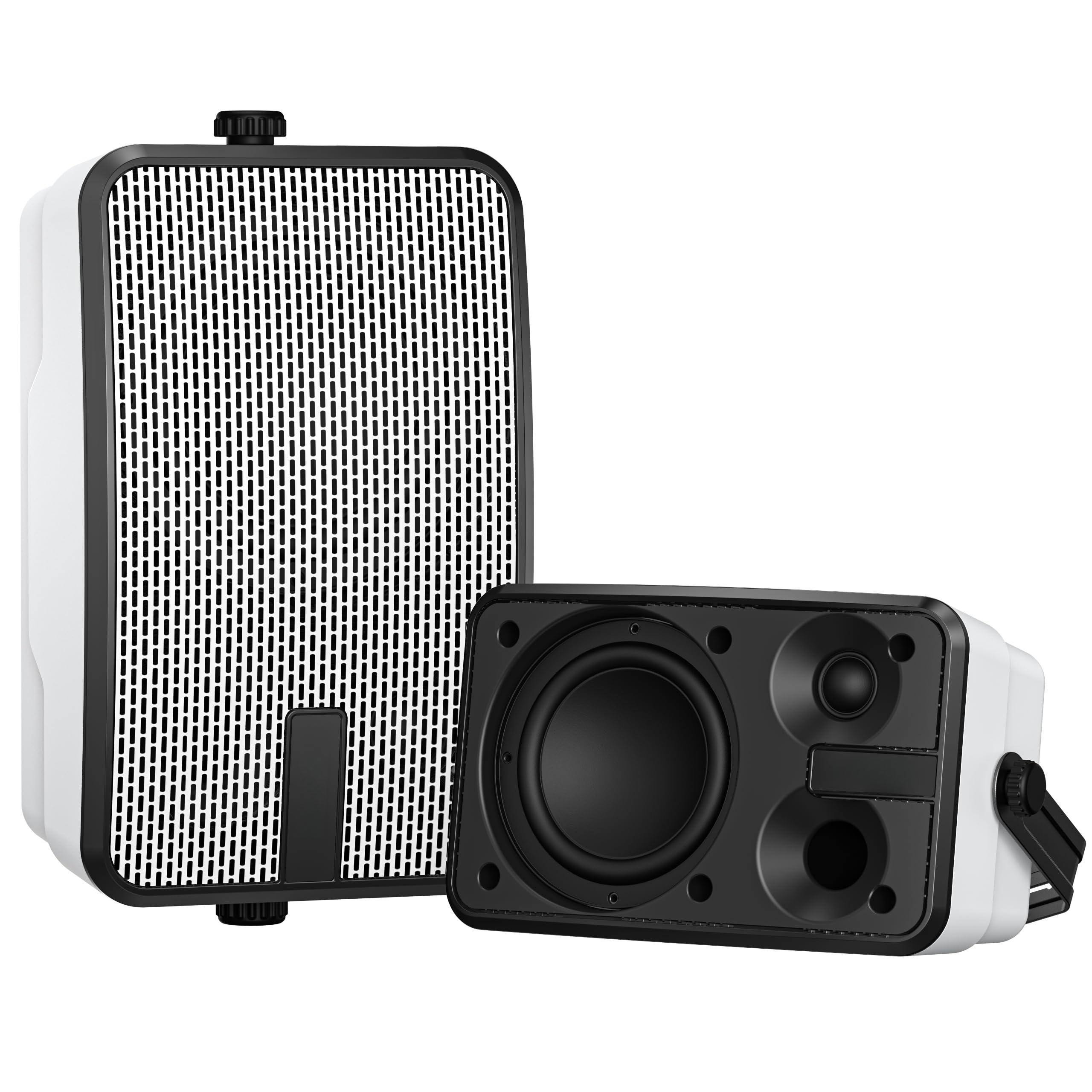 Front. Cedar Assembly - Outdoor Speakers Ipx5 Waterproof 400w Wall Mount Indoor outdoor Sound System Wireless Sync Up To 100 Suit... - Default.