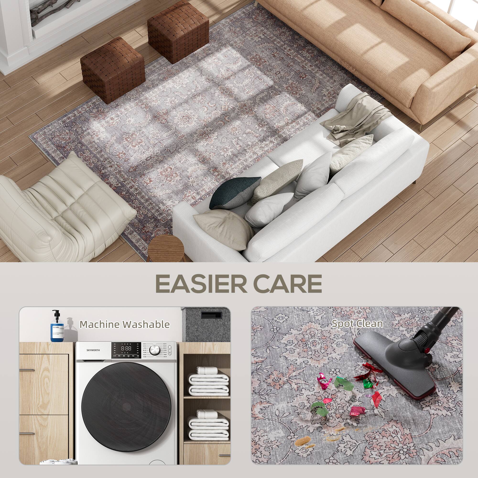 EASIER CARE

Machine Washable

Spot Clean