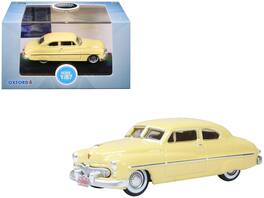 1949 Mercury 8 Coupe Calabash Yellow 1/87 (HO) Diecast Model Car Oxford Diecast