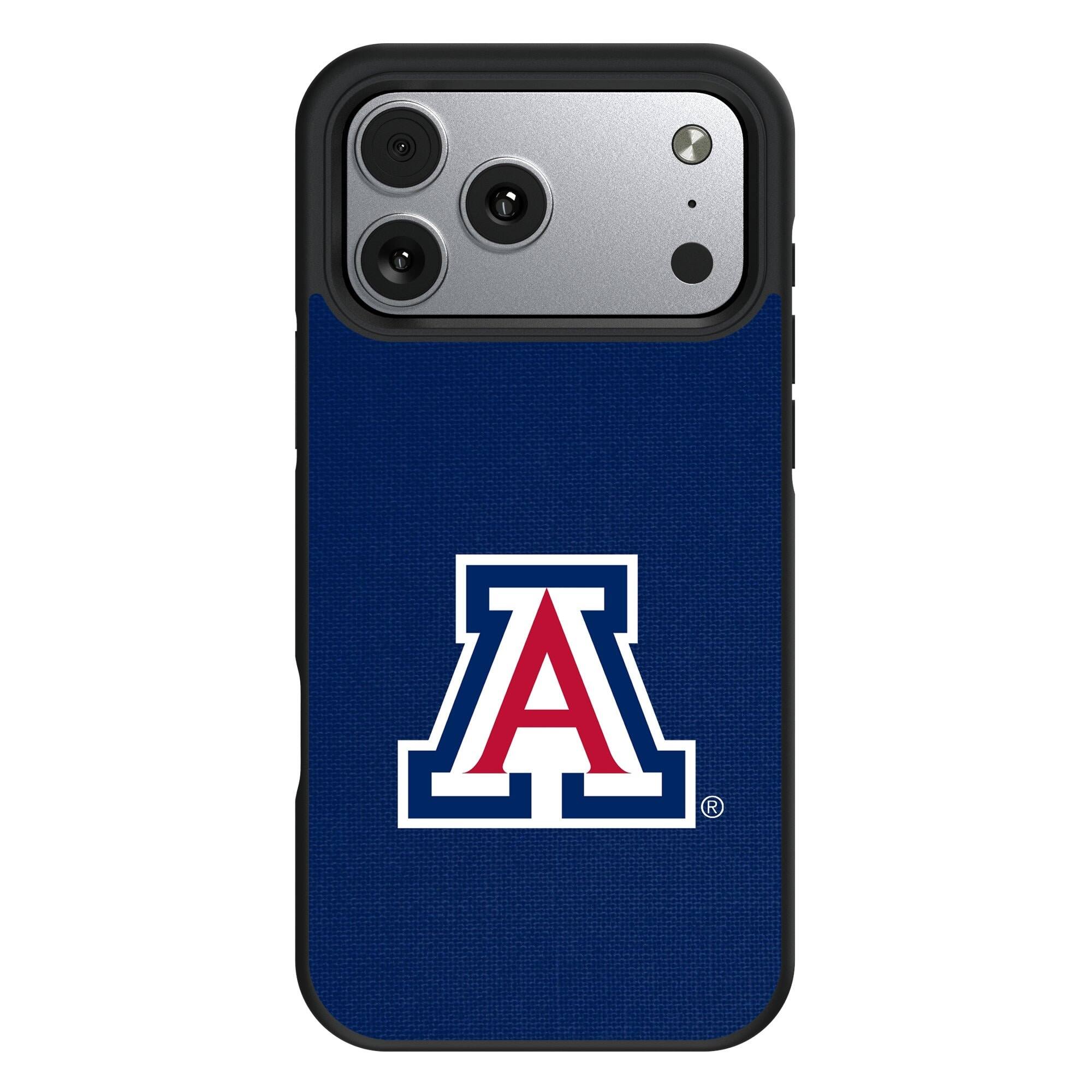 Front. Keyscaper - Arizona Wildcats Bump Case with 8.2ft Drop Protection - 16 Pro Max - Multicolor.