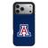 Front. Keyscaper - Arizona Wildcats Bump Case with 8.2ft Drop Protection - 16 Pro Max - Multicolor.