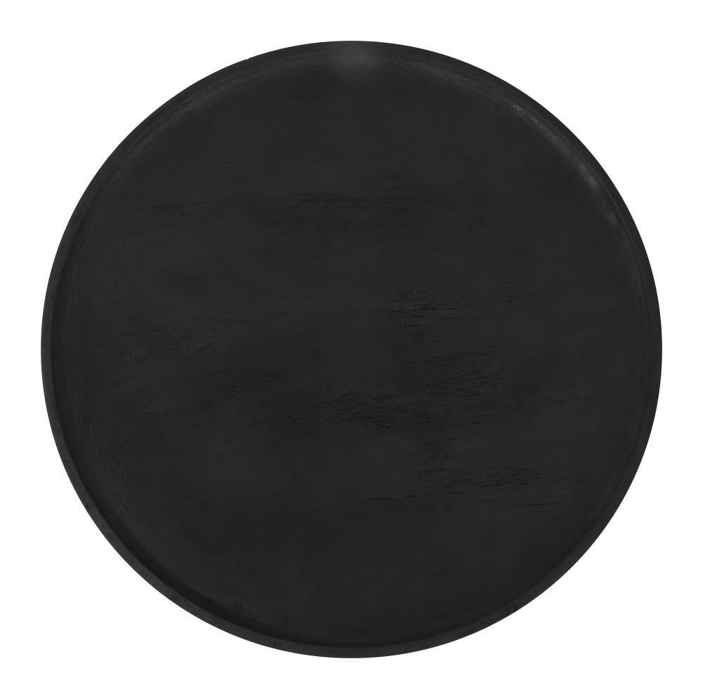 Back. Hivvago - Omni Side Table Black - Black.