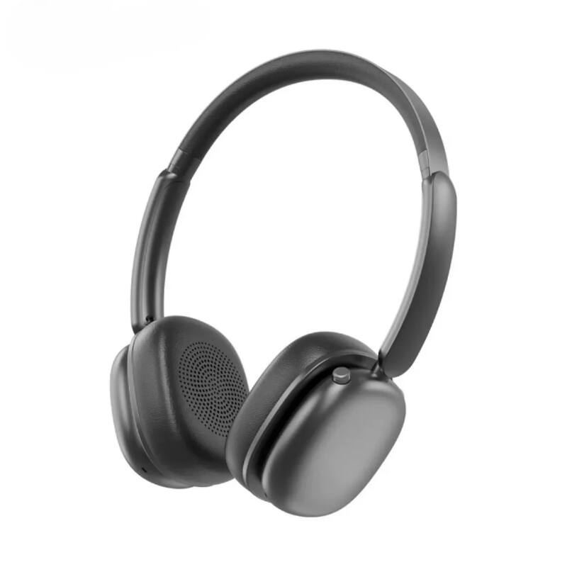Front. Cluzine - Smart Wireless Headset with ANC Noise Reduction, Portable Headphones for Study and Music Listening - Black.
