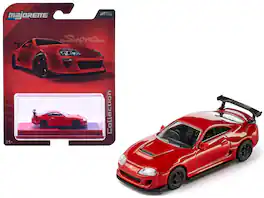 1995 Toyota Supra RHD (Right Hand Drive) Red "Collection" Series 1/64 Diecast Model Car by Majorette